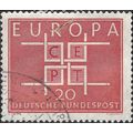 GERMANY, Europa CEPT, Squares, red 1963, 20pf, #4