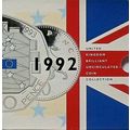 1992 Royal Mint Brilliant Uncirculated 9 Coin S...