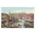The Harbour Whitby Postcard 1906 Yorkshire Horr...