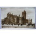 c1950s postcard The Cathedral, Manchester