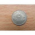 Singapore 1990 10 Cents Coin