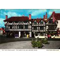 Postcard “Old Tudor House” and The Garrick Inn,...