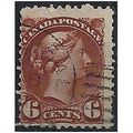 Canada 1890 SG107 6c Deep Chestnut Fine Used .. .