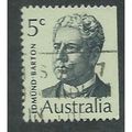 AUS 1969 5c 'EDMUND BARTON ' FINE USED (EBID37-...