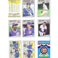 1989 Fleer baseball Chicago Cubs team set 27 ca...