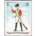 GRENADA, 29th Foot Regiment, blue 1971, 2c