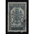 MEXICO 1934 40c BLUE AZTEC IDOL SG 577a FINE USED#