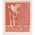 Germany 1947 - 3m brownish red - "Dove Of Peace...