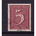 GERMANY 1921 SG 153 5pf CLARET FINE USED