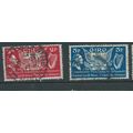 Ireland stamps sg109 sg 109 used set first us p...