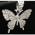 Necklace Big Rhinestone Butterfly Pendant #107 ...