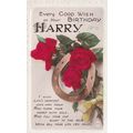 Niece Birthday Wishes Antique Greetings Postcard