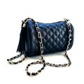 New DELUXITY Quilted Barrel Crossbody Bag with ...