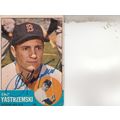 CARL YASTRZEMSKI 1963 AUTOGRAPHED BOSTON RED SO...
