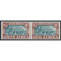 South Africa 1938 SG81 1 1/2d Greenish-Blue & B...