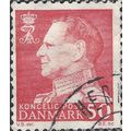 DENMARK, King Frederick IX, red 1965, 50ore