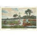 Art SHEEPWASHING IN SUSSEX (J. Aumonier) Postca...