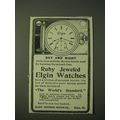 1900 Elgin Watches Ad - Day and night