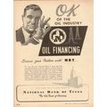 NATIONAL BANK OF TULSA 1954 OK the oil industry...