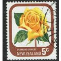 New Zealand 1975 Garden Roses 5c Multicoloured ...