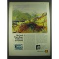 1968 Shell Oil Advertisement - Glen Trool, Galloway, Scotland by Susan Shaw