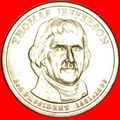 JEFFERSON 1801-1809: USA★ 1 DOLLAR 2007P!★LOW S...