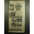 1955 Canadian National Railways Ad - Enjoy