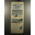 1957 AC Marine Spark Plugs Ad - Around the world in 34 days