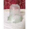 Antique Victorian Art Nouveax Frosted Floral Sp...