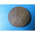 1903 EDWARD VII ONE PENNY. FREE POST.