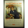 1958 TWA Airlines Advertisement - Dave Chasen - good reason gourmets say: