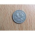 New Zealand 1952 3d Threepence Coin