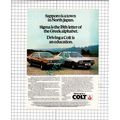Mitsubishi Colt Sapporo Sigma Car VINTAGE ADVER...