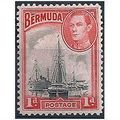 Bermuda 1938 SG110 1d Black & Red.Mounted Mint