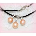 Summer Gift Light Pink Faux Pearl Charm Pendant...