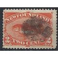 Newfoundland 1888 SG51 2c Orange-Vermillion Goo...