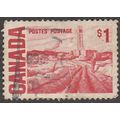Canada 1967-73 $1-00c Value. Scarlet. Oilfield,...