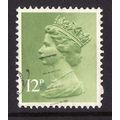 X943 - 12p yellowish green, Used Stamp, #1