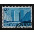 VENEZUELA 1956 PUBLIC WORKS 65c BLUE SIMON BOLI...