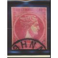 Greece Stamp Scott #56, Used, Bottom Cut Close