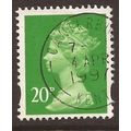 Y1680 - 20p Bright green(Centre Band), Fine Used Stamp. #6