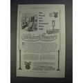 1912 Welsbach Junior Light Ad - Most Economical