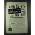 1947 Burlington Route Railroad Ad - Visit Magic...