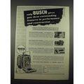 1947 Busch Camera Ad - Outstanding Features in ...