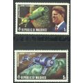 Maldives 1974 - SG483 & 487 - 1l & 5l - America...