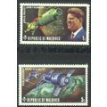 Maldives 1974 - SG483 & 487 - 1l & 5l - America...