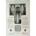 QUAKER LACE COMPANY 1924 windows curtains drape...