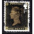 GB 2016 QE2 1st 175th Anniv Penny Black used SG...