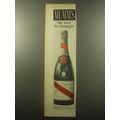 1959 Mumm's Cordon Rouge Chapagne Ad - Mumm's the word for Champagne