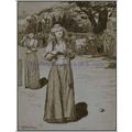 LADIES CRICKET MATCH, c1880, MODERN REPRODUCTION